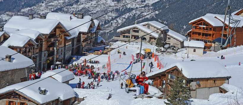 Resort in Tarentaise valley